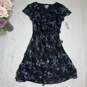 Vintage Deadstock 90s Dress Silk & Rayon Flowey Fairy Goth NWT Robbie Bee 10P